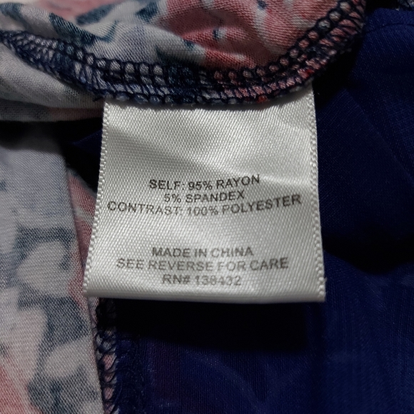 Modcloth Outgoing Guidence 3/4 Sleeve Rose Top - Picture 6 of 7